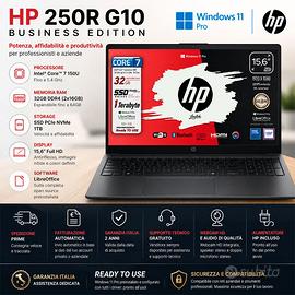 Notebook Hp G10R Core7 150u 32Gb SSD 1Tb Win11 Pro