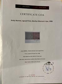 Andy Warhol Litografia