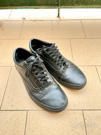 Vans old school all black leather