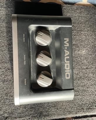 Scheda audio fast track M Audio