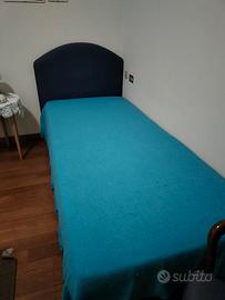 Letto singolo flou e poltroncina coordinata