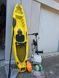 Kayak, kayak a motore elettrico 
