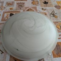 Plafoniera Duna 40x40x10 cm verde