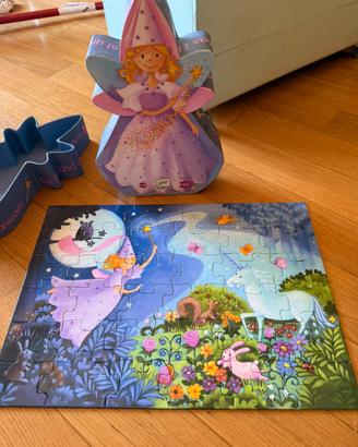 Puzzle La fée et la licorne 36 pezzi