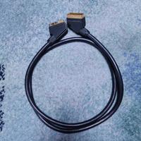 Cavo scart M/M connettori dorati mt.1.5