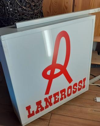 Insegna luminosa LANEROSSI anni 80