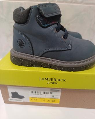 stivaletti lumberjack junior blu taglia 22
