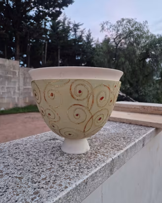 vaso decorativo in pietra Lecce se