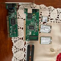 Stock schede rete sia lan che wifi
