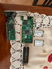 Stock schede rete sia lan che wifi