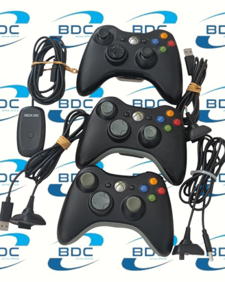 Accessori Microsoft Xbox 360 3 Gamepad+ricevitore*