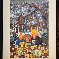 Litografia originale 50x70 " Antonio Possenti "