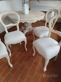 SEDIE SHABBY ANTICATE 