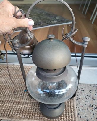 lampadario in ottone