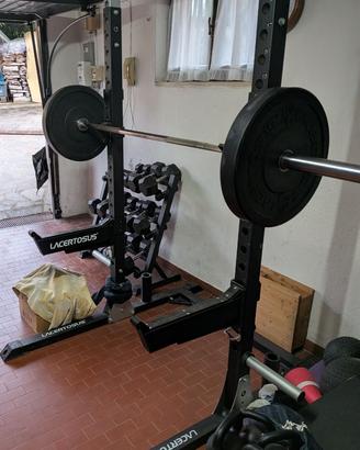 Half Rack PRO  + Panca regolabile Pro (Lacertosus)