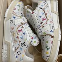 Cintura rotonda in pelle Low Top Donne White