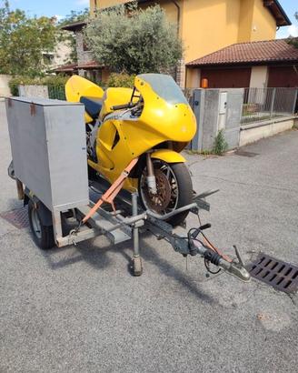 Carrello porta moto Ellebi 480 con freni