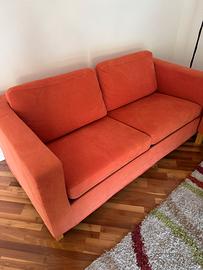 Divano Letto 2 Posti Arancione - Comodo e Moderno