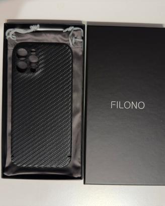 Iphone 12 pro cover in vera fibra di carbonio