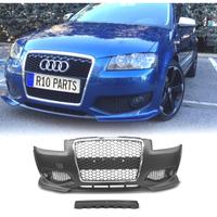 PARAURTI ANTERIORE AUDI A3 8P 04-08 LOOK RS3 CROMA