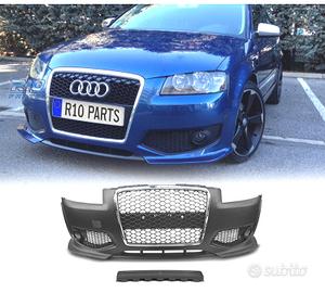 PARAURTI ANTERIORE AUDI A3 8P 04-08 LOOK RS3 CROMA