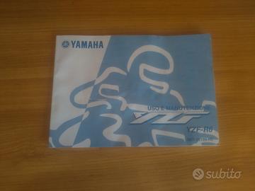 LIBRETTO USO E MANUTENZIONE YAMAHA YZF-R6 ANNO 200