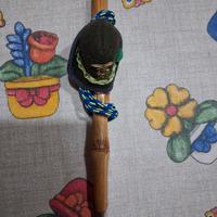 penna vintage a forma di piccozza/corpo alpini