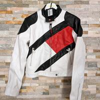 Giacca biker in pelle Tommy Jeans