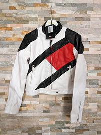 Giacca biker in pelle Tommy Jeans