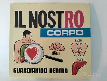 raro gioco in scatola anni 70 - il nostro corpo