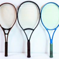 3 racchette tennis vintage rossignol snauwaert sma
