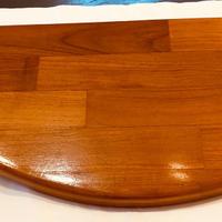 3 Mensole in teak lucido