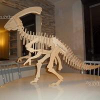 DINOSAURO scheletro LEGNO u n i c o
