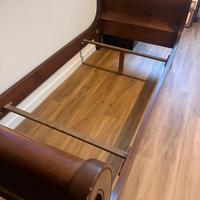 Letto /Sofà in noce stile Luigi Filippo