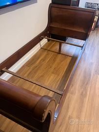 Letto /Sofà in noce stile Luigi Filippo