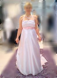 Abito da sposa rosa pastello - taglia regolabile