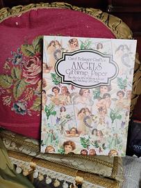 Raro set gift wrap paper+cards Vintage '94 Angeli 
