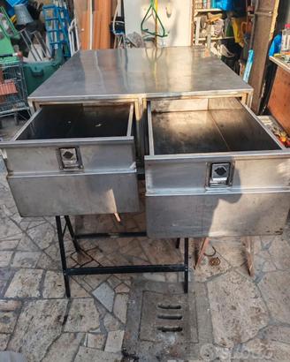 Cassettiera Inox pickup furgone