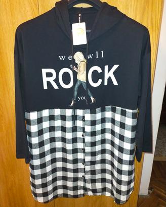 Maglia con cappuccio 