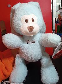 PELUCHE TRUDI CONIGLIO CREMINO CELESTE TG.S