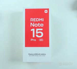 Xiaomi REDMI Note 15 Pro 5G 12/512 Nero Italia