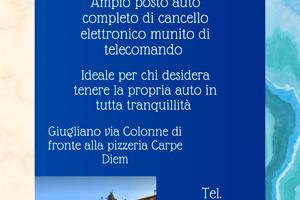Fittasti ampio posto auto all' interno del parco