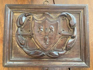 Quadretti intagliati legno