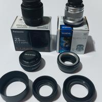 3 Obiettivi  Panasonic-Lumix  Micro 4/3
