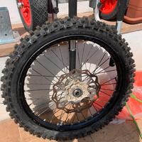 Ruota anteriore completa motocross
