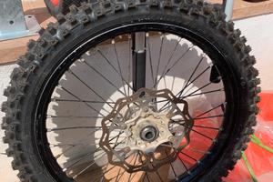 Ruota anteriore completa motocross