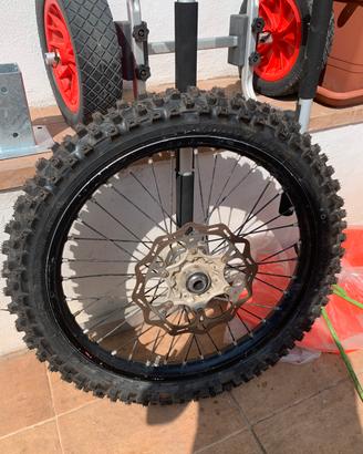 Ruota anteriore completa motocross