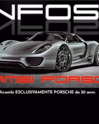 ANFOSSI Ricambi Porsche ORIGINALI Usati