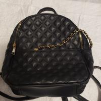 zainetto in ecopelle nero 