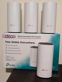TP-Link Deco E4  5 Ghz (4 pezzi) – nuovi 5 mesi